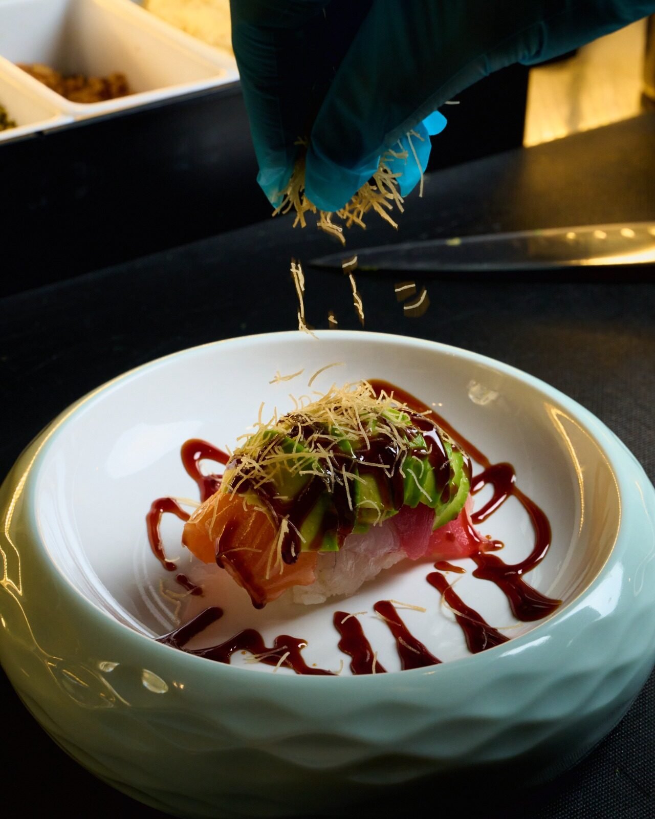 Composizione di sushi